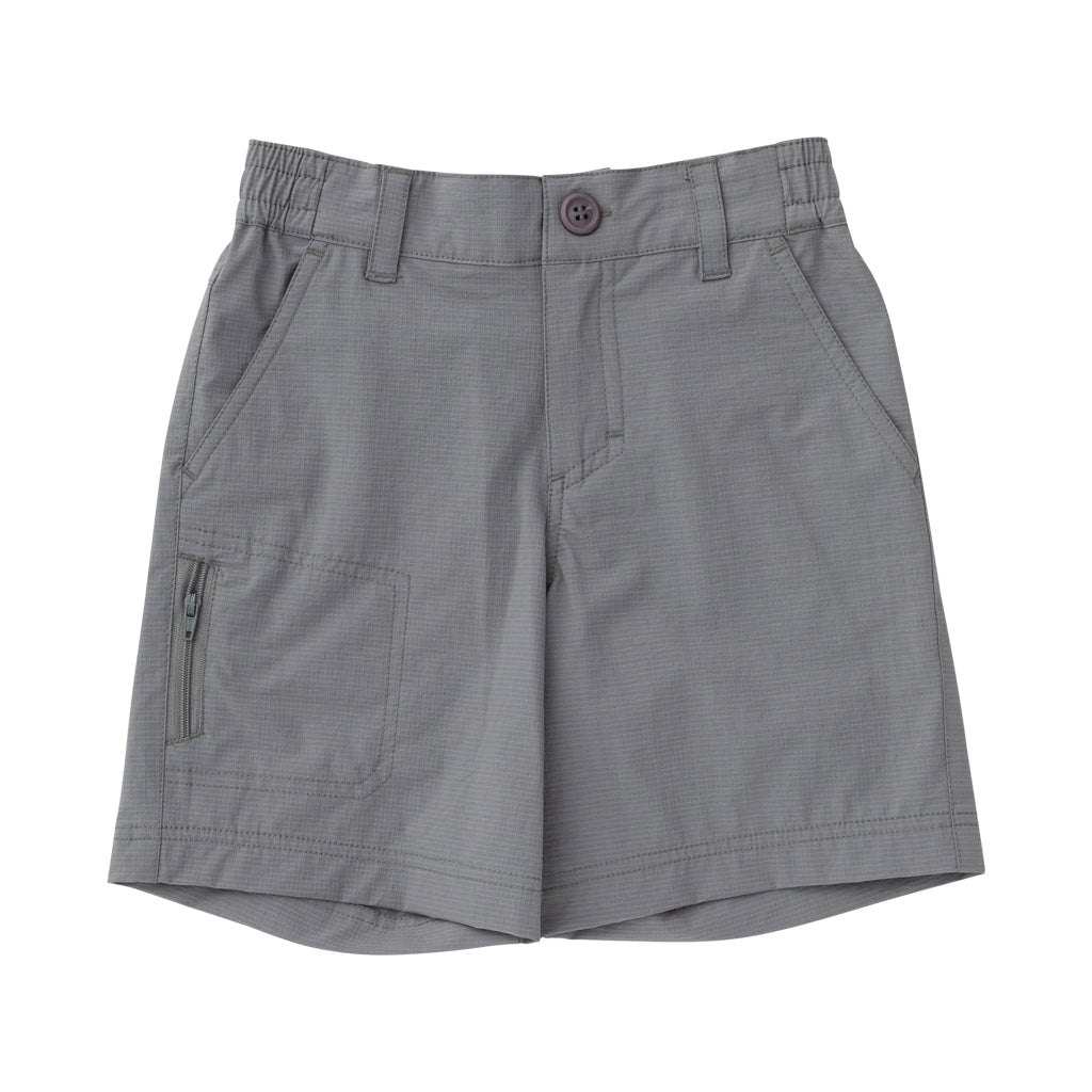 Flats Fishing Ripstop Short in Igneous Gray - Igneous Gray / 4T