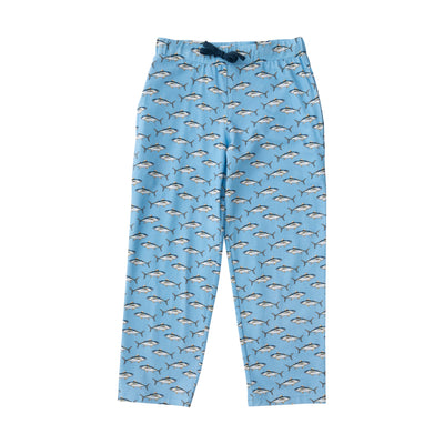 kids big eye tuna print lounge pants