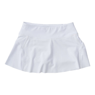 Toddler and youth girls Tennis performance Skort in Bright White