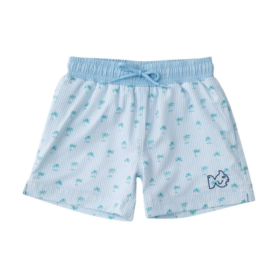 Boys Boogie Board Swim trunks in Palm Tree print