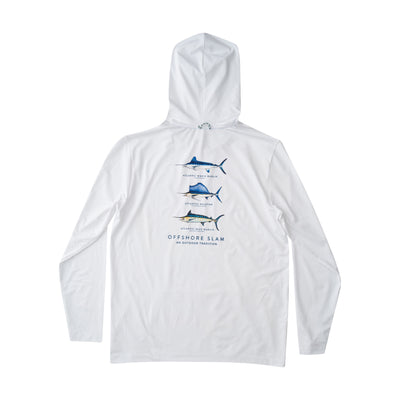 Mens Long Sleeve Pro Performance Fishing Hoodie 