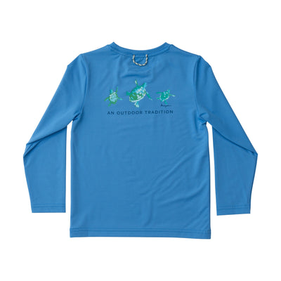 sea turtle artwork kids fishing shirts