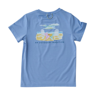 girls short sleeve fishing t-shirts